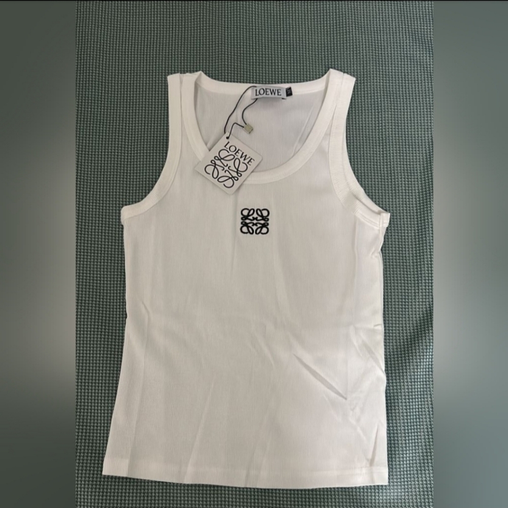 Loewe White Logo Tank Top